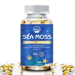 Organic Sea Moss Capsules – Advanced Formula for Immunity, Gut, & Energy 240ct