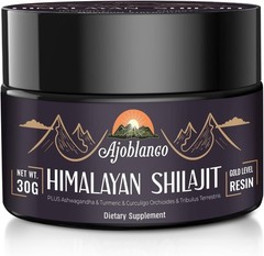 Ajoblanco 600mg Shilajit Pure Himalayan Organic Shilajit Resin – 30 Grams