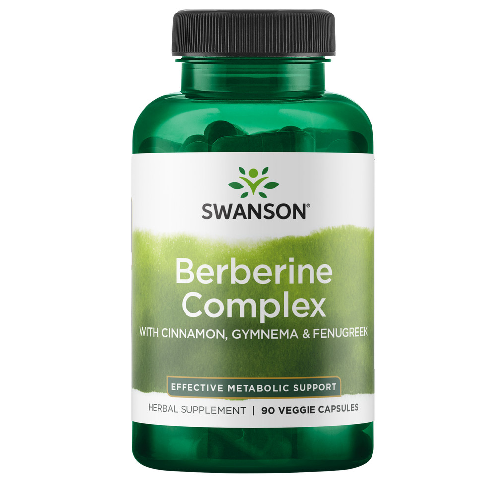 Swanson Berberine Complex with Cinnamon, Gymnema & Fenugreek – Herbal Supplem…