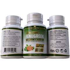 Fenugreek Seed Purest Extract Sexual Health Pills Testosterone Libido Capsules