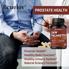 Saw Palmeto 3X Formula Promotes Urinary Tract Maintain Prostate Function Health
