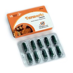 Premium Turmeric Capsules – 10×20 Blister Pack – Herbal Dietary Supplement