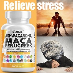 Daitea 17-In-1 Supplement With Maca Root Fenugreek 5000mg-30/60/120 Capsules