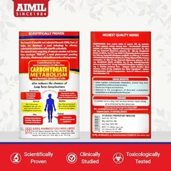 AIMIL BGR-34 Herbal Tablets 100 Count x 6 Ayurvedic Supplement Metabolism 2029