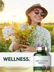 Artichoke Extract 8000mg | 200 Capsules | Non-GMO & Gluten Free | by Carlyle