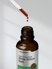 White Willow Bark Liquid Extract | 2 fl oz | Alcohol Free | by Horbaach