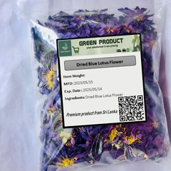 Dried Blue Lotus Flower | Nymphaea Caerulea | 100% Organic Natural Herbal Tea