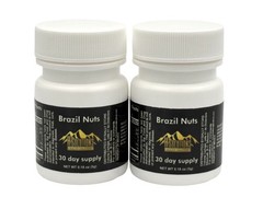 2 Pack, Semilla de Brasil, Brazil Nuts, Black Bottle HS, 10 grams (Pack of 2)