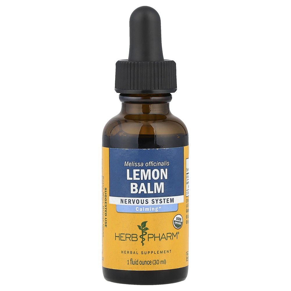 Herb Pharm Lemon Balm Blend 1 fl oz 29 6 ml Gluten-Free