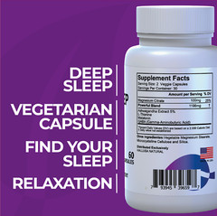 HALLSLEEP Support with Ashwagandha, Melatonin, Calm Magnesium & Relaxium Aid x60