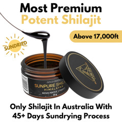 Pure Himalayan Shilajit Harvested Above 17000FT – 45 Day Sun-dried – Best Grade