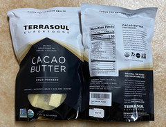 Organic Cacao Butter 1 Lb X 2 – Raw | Keto | Vegan | Unrefined USE BY 12/30/2022