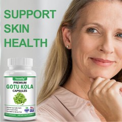 Organic Gotu Kola Leaf Centella Asiatica 1500mg Extract – Memory Immune Support