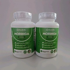 2 Pack Moringa Powder Capsules – Pure Nutrient-Rich Moringa Powder Free Shipping