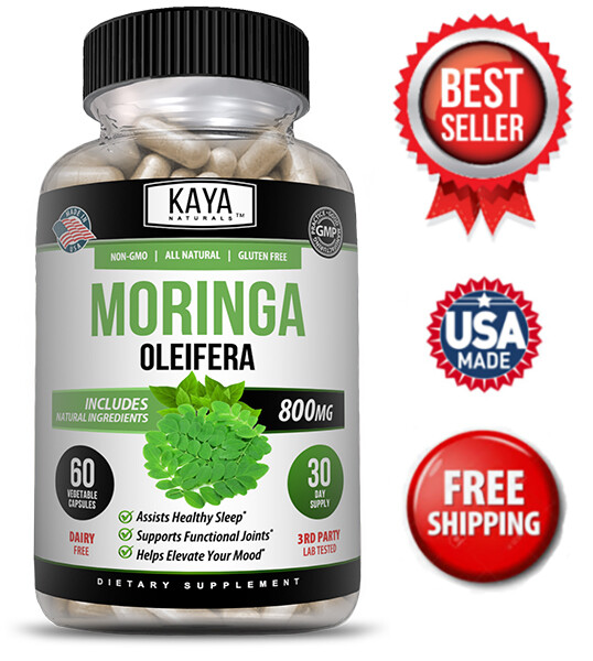 100% Pure Moringa Oleifera Leaf – Superfood, Antioxidant, Greens Supplement