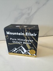 Mountain Elixir Pure Himalayan Shilajit Resin 1.06 oz. / 30 g. New In Box.