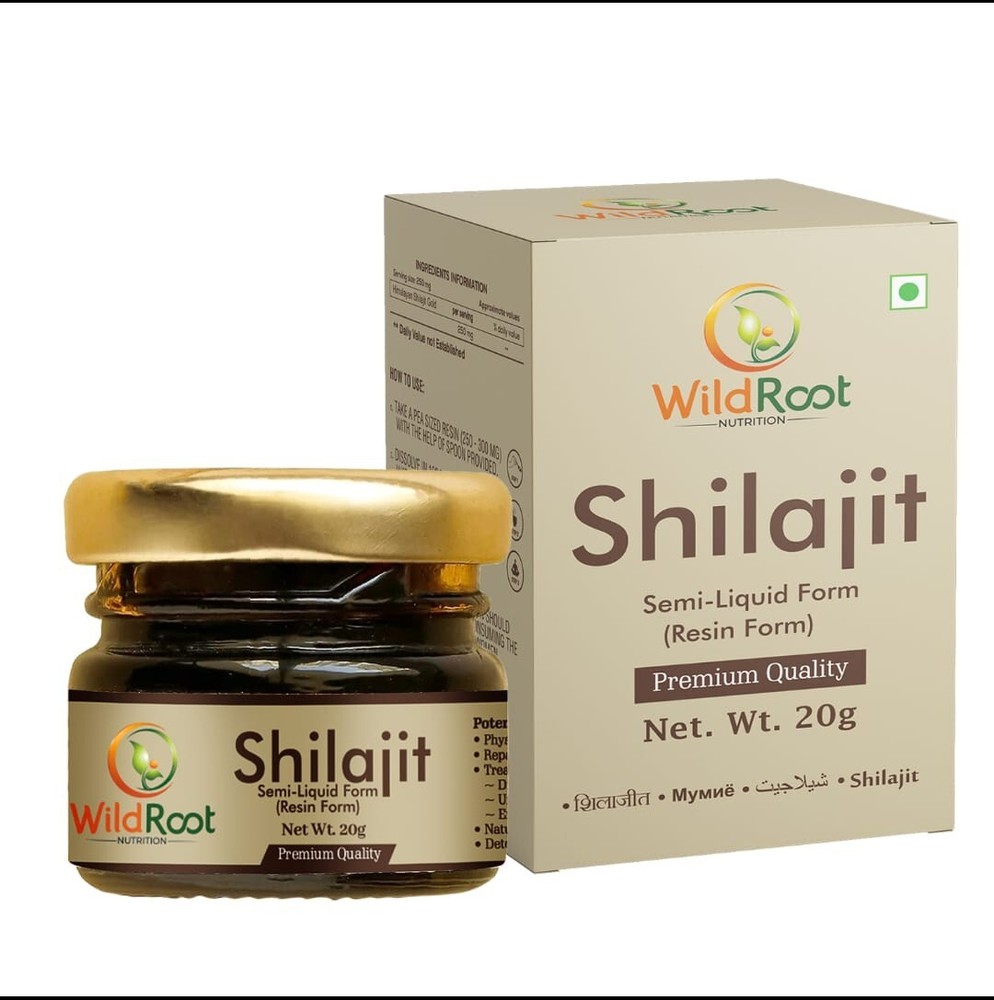 100% Pure Natural Himalayan Shilajit |Soft Resin| Organic| Fulvic Acid – 20gm