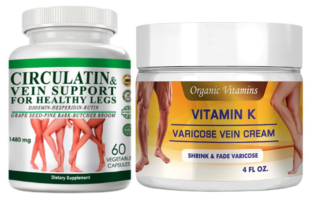 Varicose Veins Cream for Legs, Natural Varicose and Spider Veins support pill