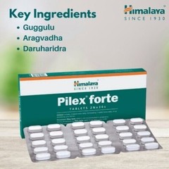 Himalaya Pilex Forte Tablets – 5 Boxes | Herbal Piles Support | Exp 07/2027