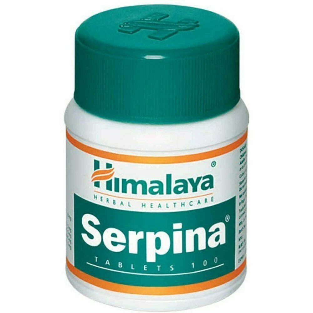 5 Bottles X Himalaya SERPINA Tablets (100 tabs) Each FREE SHIP