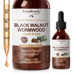 Parasite Cleanse Tincture/Extract-Wormwood,Black Walnut Hull, Clove, 6fl oz