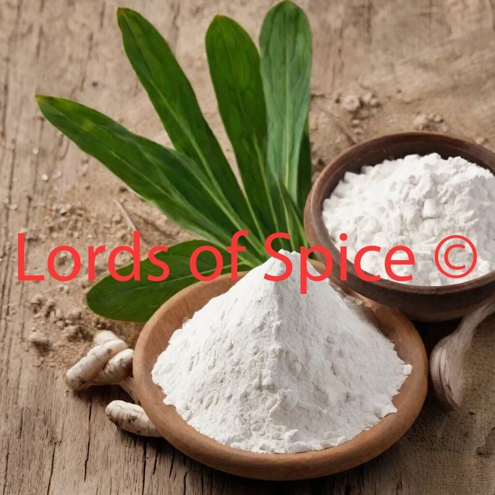 Bulk Arrowroot Powder Maranta Arundinacea 100% Pure Herbalism Apothecary US