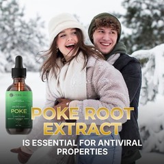 Poke Root Extract – Organic & Pure Lymphatic Drainage Drops – Immune Support Sup