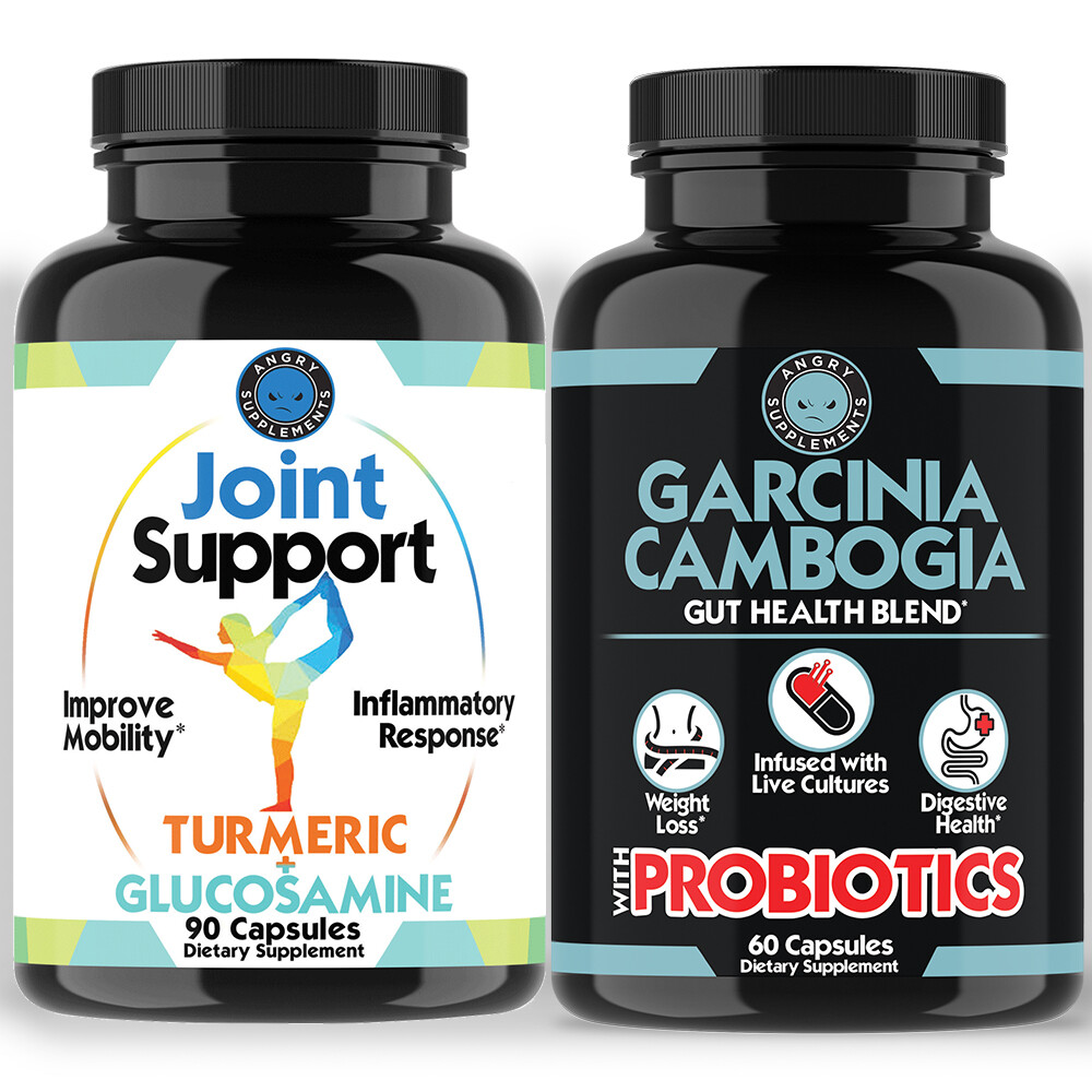 Joint Support w/ Turmeric & Glucosamine + Garcinia Cambogia- Probiotics