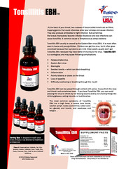 Tonsillitis EBV- Super Absorbent Tonsillitis Rapid Relief.(1 unit 30 ml liquid )