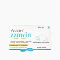 Charak Zzowin Nutra 30 Tabs For Insomnia , Sleep Management & Stress