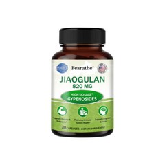 Natural Jiaogulan Capsules 820 Mg – Balances Body Endurance And Immune Health