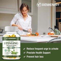 Stinging Nettle Root Capsules 7500mg – Support Prostate and Urinary Tract Health