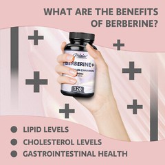 Berberine with Ceylon Cinnamon 1200mg-Heart&Sugar Health,Immune System Support