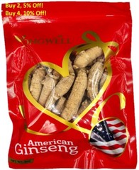 Hand-selected A Grade American Ginseng Large Medium-Short Size (4oz 8oz 1lb Bag)