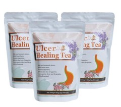 3 Stomach Ulcer Bloat Healing Health Tea Gastric Acid Pain Relief Digestion Help