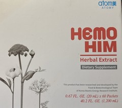 Hemo Him Immune System 20ml X 60Pk. 1,200ml (EXP. May 11 2027)