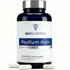 Psyllium Husk Capsules 1520Mg – Max Detox Complex with Probiotics, Herbs & Fiber