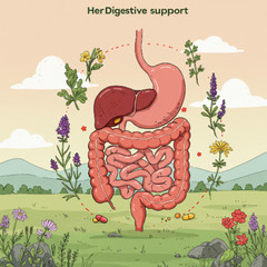 Digestive Support Herbal Blend Gas Bloating Ingestion EASY Liquid Drops USA