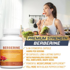 BERBERINE WITH PHYTOSOME PLUS BOTANICAL EXTRACT SUPPORTS CARDIOVASCULAR HEALTH