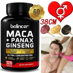 Black, Red, and Yellow Maca Root 10,000 Mg for Increased Energy
