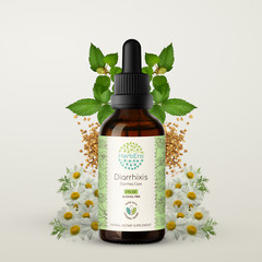 HerbEra Diarrhixis Alcohol-FREE Tincture. Diarrhea Care