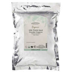 Organic Milk Thistle Seed Powder, 1 lb (453.6 g)