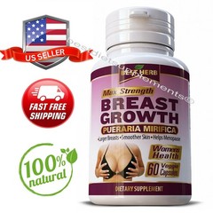 Breast Growth Chest Enhancement 5000mg Pills Full Bust CUP Size Growth 60 Cups