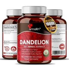 Dandelion Root Taraxacum Officinale 10000mg Capsules – 90 Count Liver Supplement