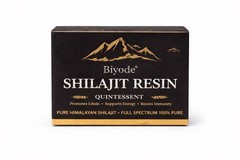 Biyode Shilajit Resin QUINTESSENT Full Spectrum 100% Pure 300mg Energy