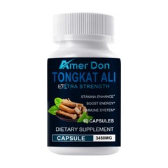 Tong-kat ALi Extract 200:1, Longjack, 3450mg Per Serving – 60 Veg Capsules