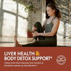 Selvaherb Yellow Dock Root Organic Drops for Liver Health Support & Body Detox