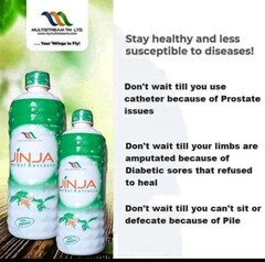 Jinja herbal extracts. 4 Bottles @ 750ml each