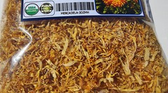 Mercadela flor, Calendula, Flor de Calendula, Calendula flower, Marigold 2oz