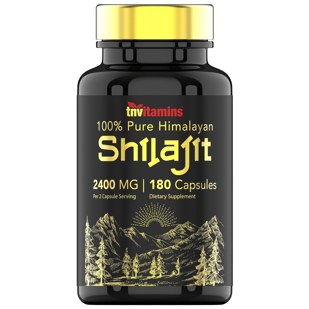 tnvitamins Shilasjit Capsules 2400 MG – 180 | 180 Count (Pack of 1)